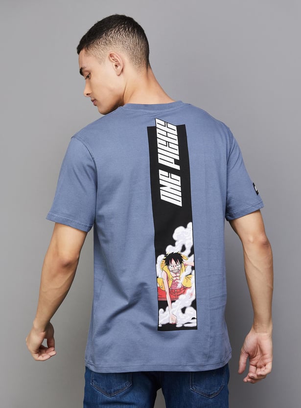 CELIO Men Printed Regular Fit T-shirt