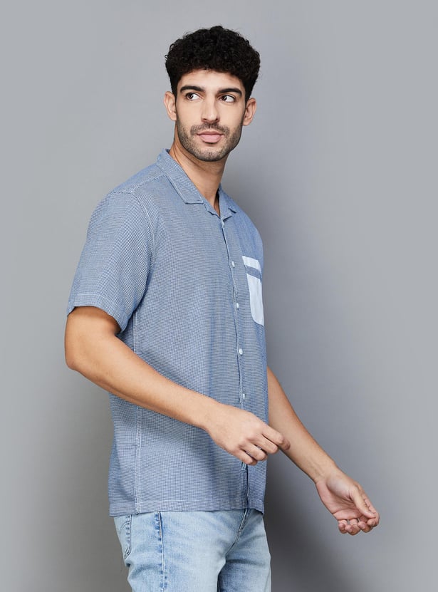 VOI JEANS Men Printed Regular Fit Casual Shirt