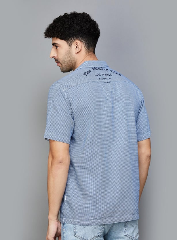VOI JEANS Men Printed Regular Fit Casual Shirt