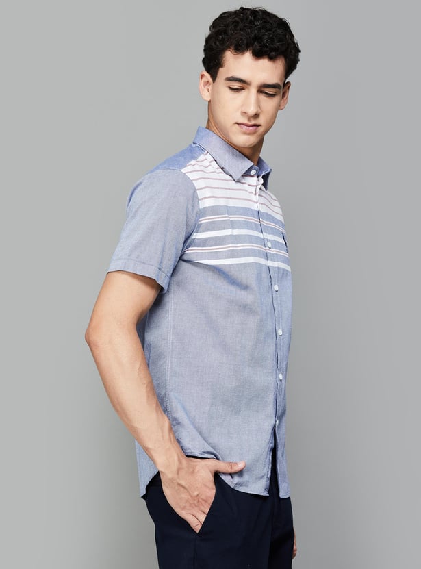 U.S. POLO ASSN. Men Regular Fit Striped Casual Shirt
