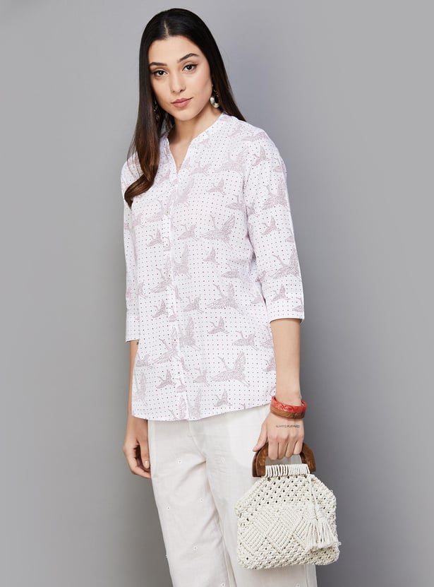 MELANGE Women Printed Straight Tunic