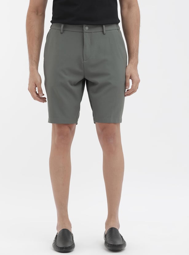 Buy RARE RABBIT Men Solid Regular Fit Shorts from Rare Rabbit at just ...