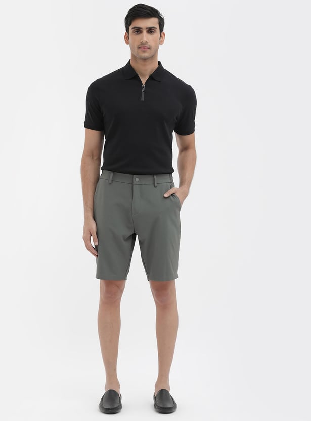 Buy RARE RABBIT Men Solid Regular Fit Shorts from Rare Rabbit at just ...