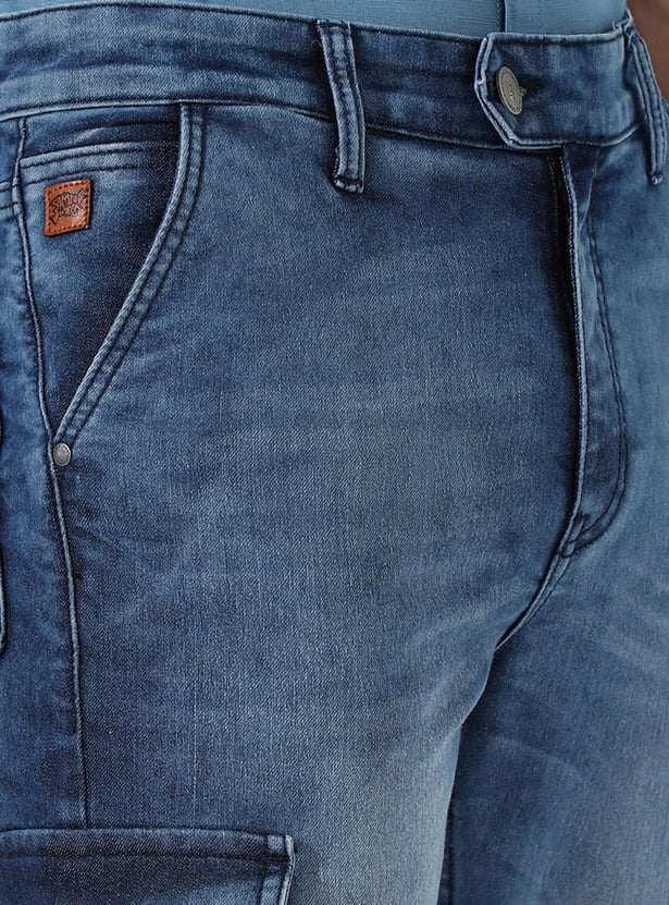 CAMPUS SUTRA Men Stonewashed Regular Fit Jeans