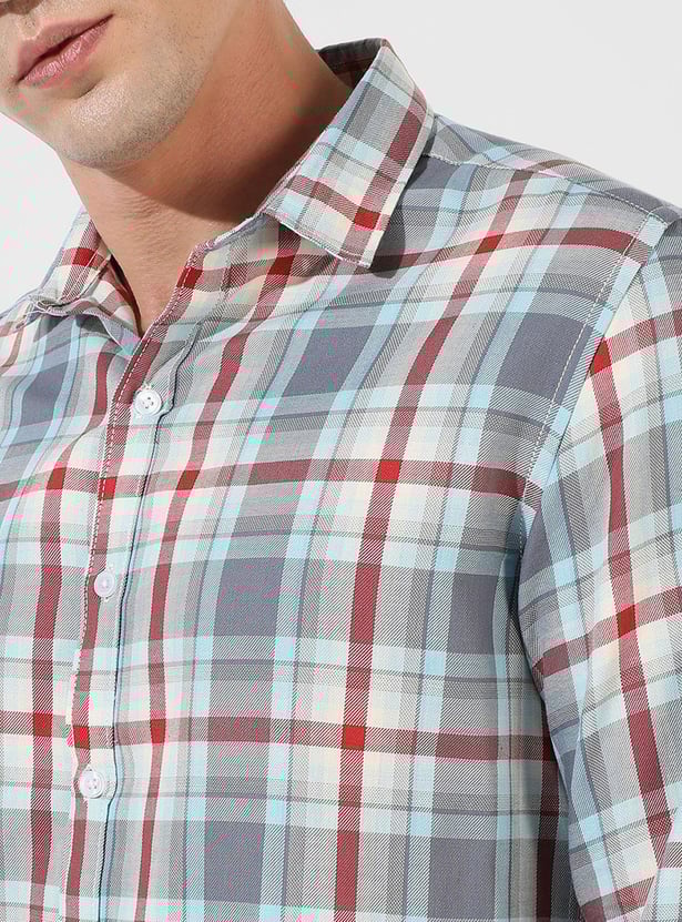 CAMPUS SUTRA Men Checked Regular Fit Casual Shirt