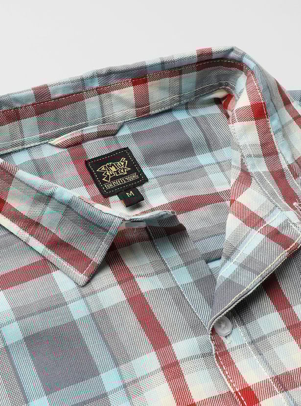 CAMPUS SUTRA Men Checked Regular Fit Casual Shirt