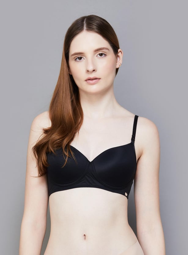 ENAMOR Solid Padded Non-Wired Everyday Bra