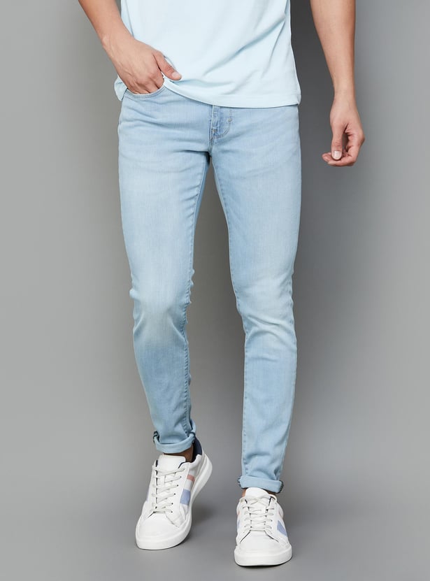 Buy FLYING MACHINE Men Washed Jackson Jeans (Super Skinny) from