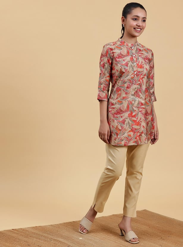 Buy LIBAS Women Floral Printed Straight Kurti from Libas at just INR 1599.0