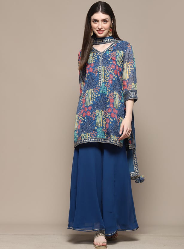 BIBA Women Printed Sharara Set