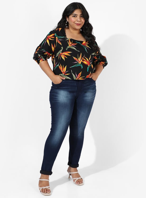 INSTAFAB PLUS Women Tropical Printed Top