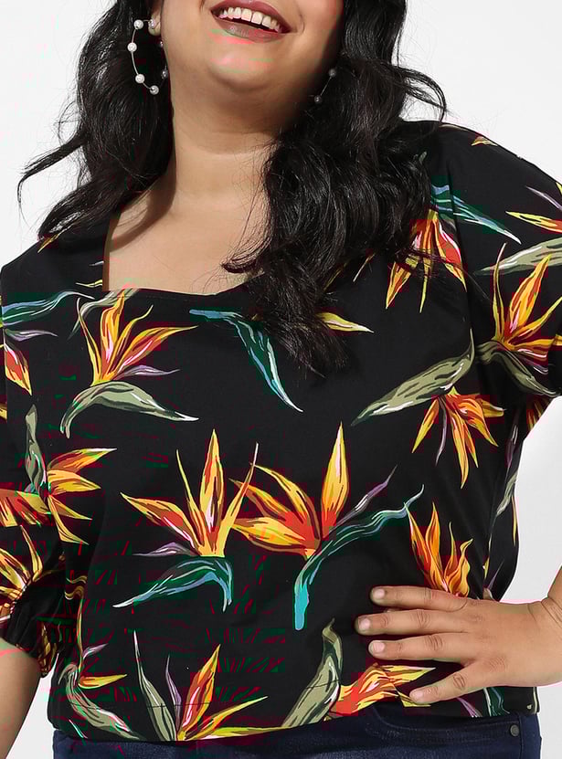 INSTAFAB PLUS Women Tropical Printed Top