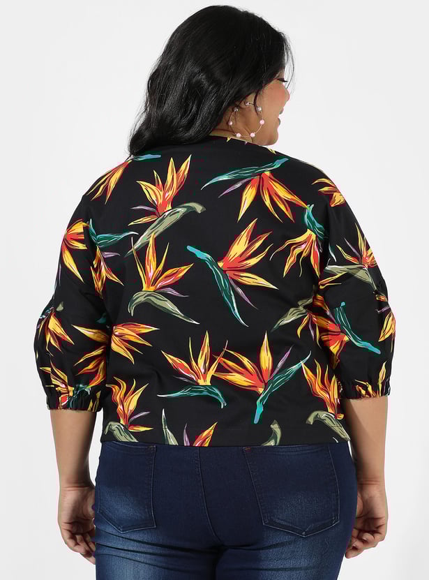 INSTAFAB PLUS Women Tropical Printed Top