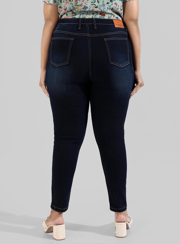 INSTAFAB PLUS Women Washed Skinny Fit Jeans