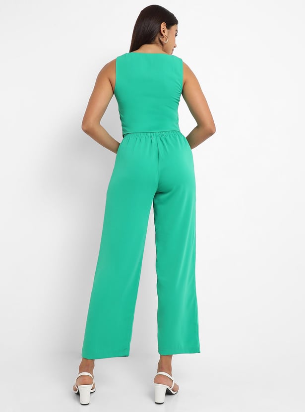 PINA COLADA Women Solid Co-Ord Set