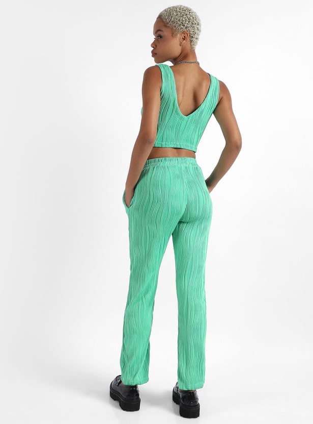 PINA COLADA Women Textured Regular Fit Co-Ords Set