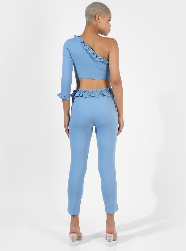 PINA COLADA Women Ruffled Co-Ord Set