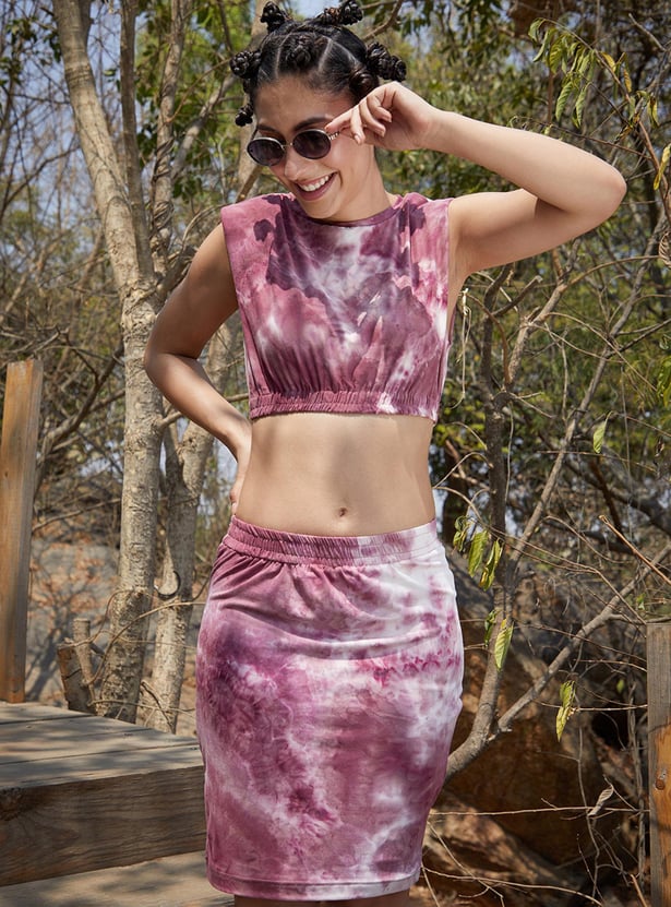 PINA COLADA Women Tie-Dye Printed Co-Ord Set