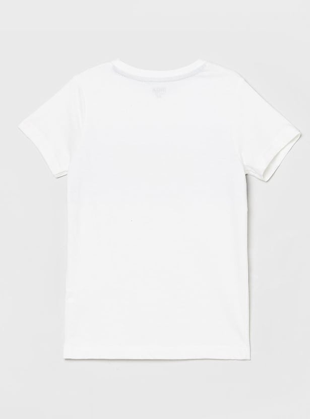 MAX Boys Printed Crew Neck T-shirt