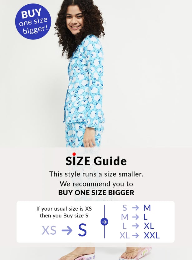 Women Printed PJ Set