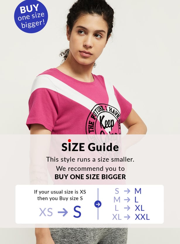 Women Printed Knit T-shirt