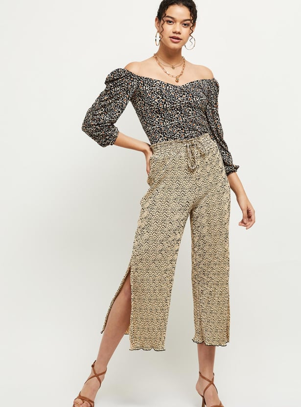 Women Printed Off-Shoulder Top