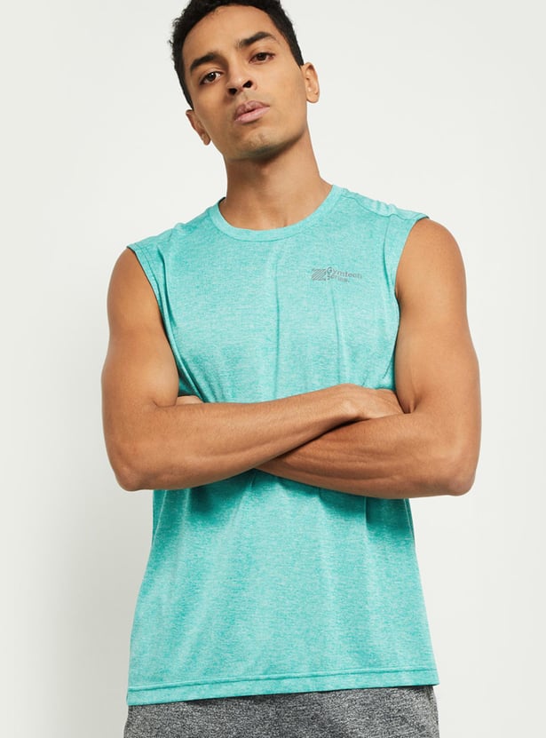 Men Solid Sleeveless T-shirt - Pack of 2