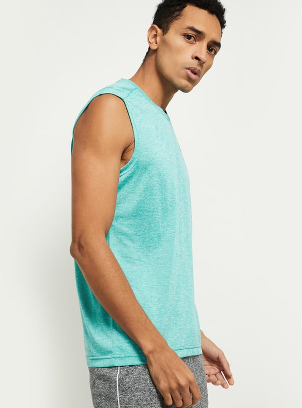 Men Solid Sleeveless T-shirt - Pack of 2