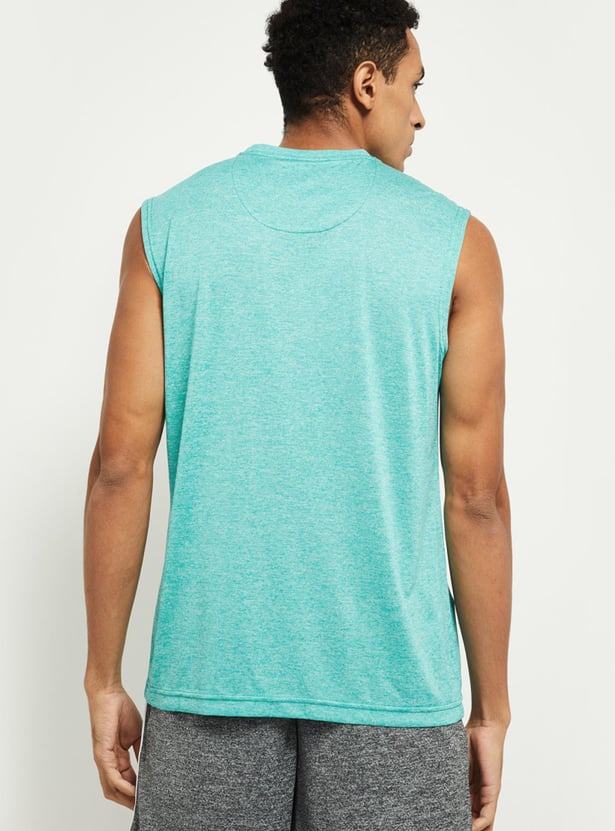 Men Solid Sleeveless T-shirt - Pack of 2