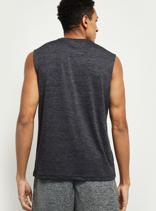 Men Solid Sleeveless T-shirt - Pack of 2