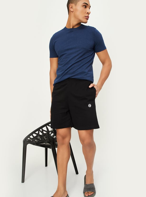 Men Solid Lounge Shorts - Pack of 2