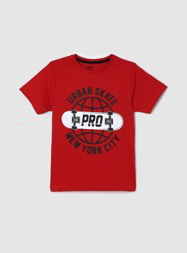 Boys Graphic Printed T-shirt - Pack of 3