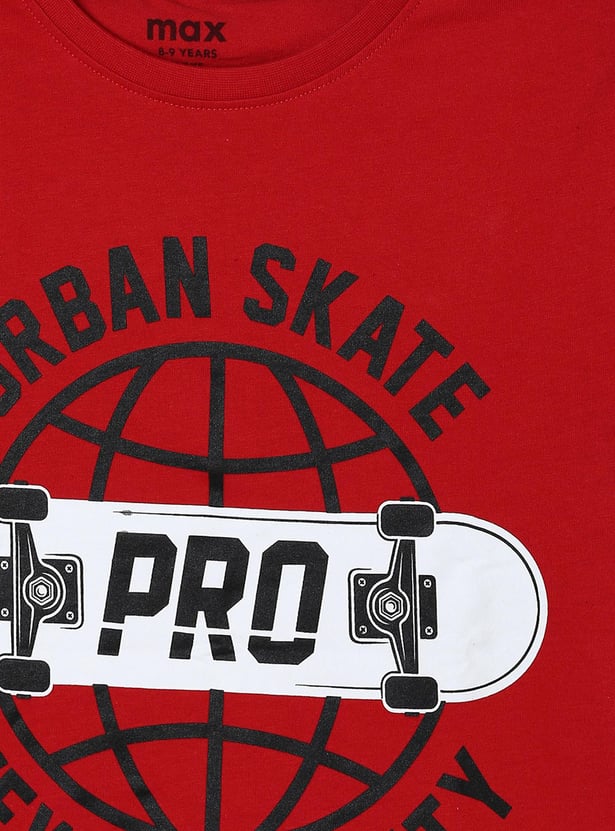 Boys Graphic Printed T-shirt - Pack of 3