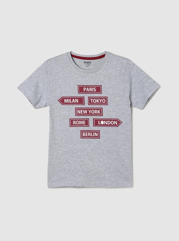 Boys Graphic Printed T-shirt - Pack of 3