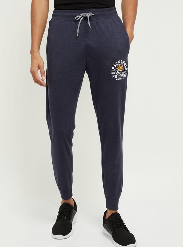 Men Printed Elasticated Joggers
