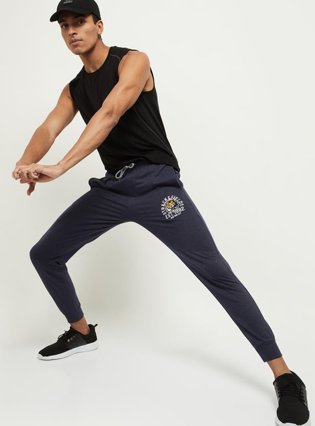 Men Printed Elasticated Joggers