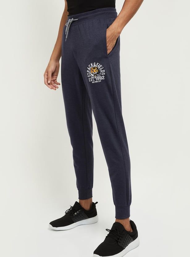 Men Printed Elasticated Joggers