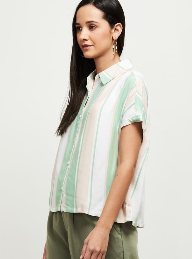 Women Striped Casual Shirt