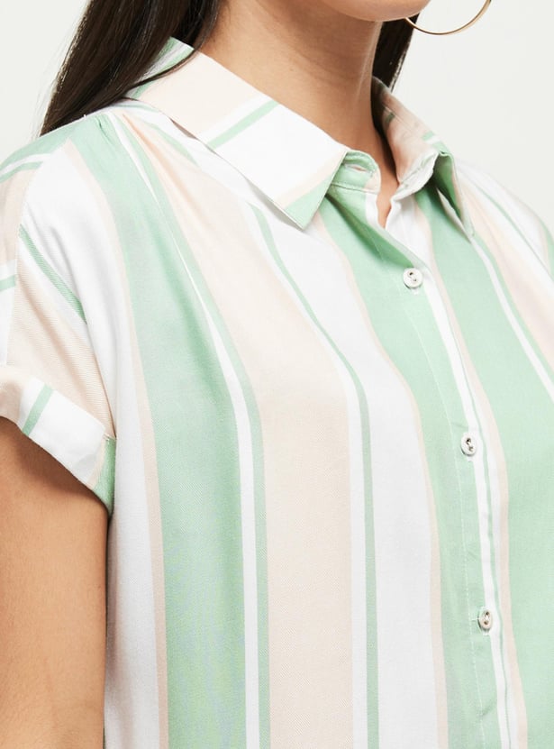Women Striped Casual Shirt