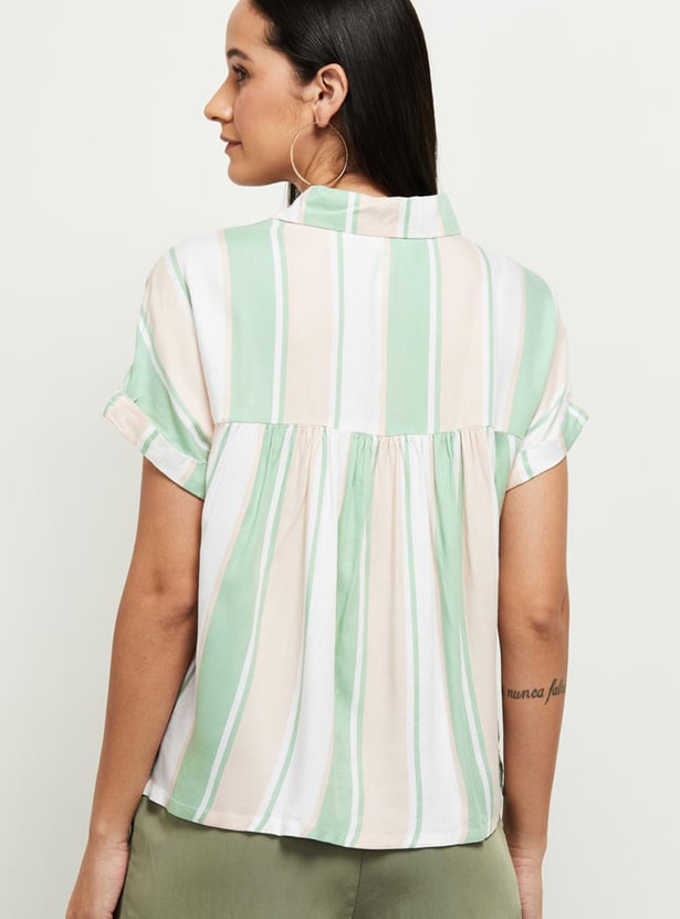 Women Striped Casual Shirt