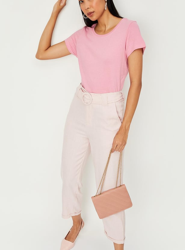 Women Solid T-shirt