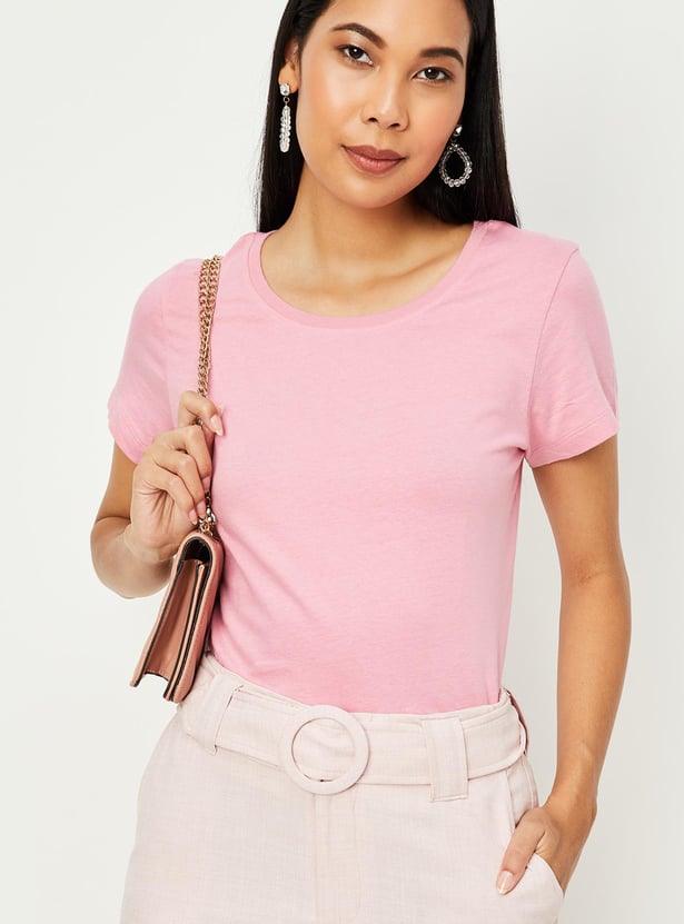 Women Solid T-shirt