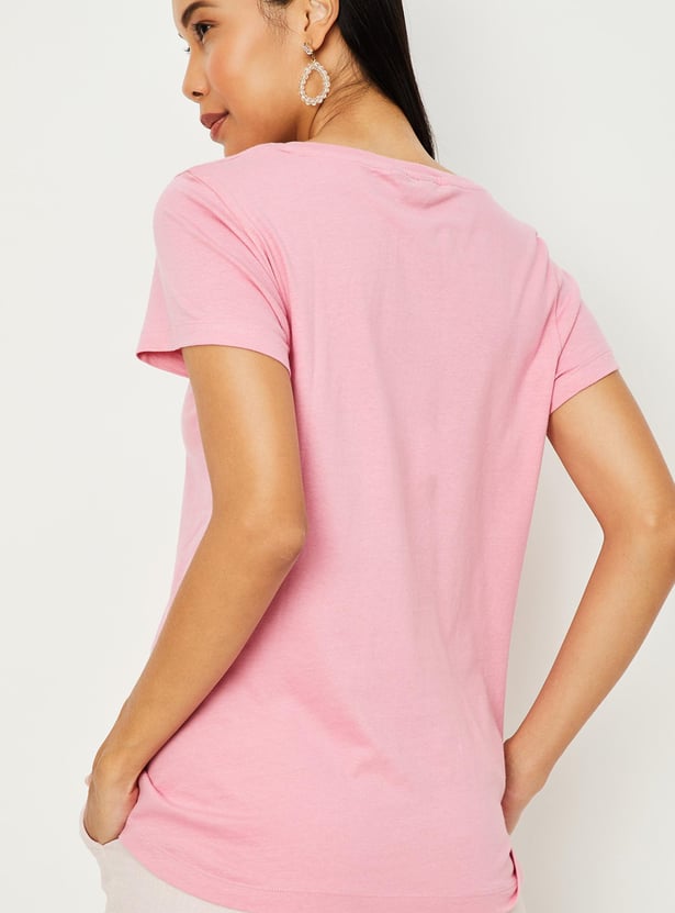 Women Solid T-shirt