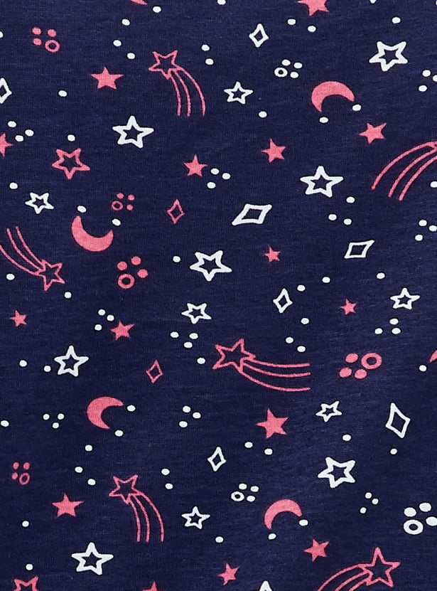 Women Printed Chemise - Pack of 2