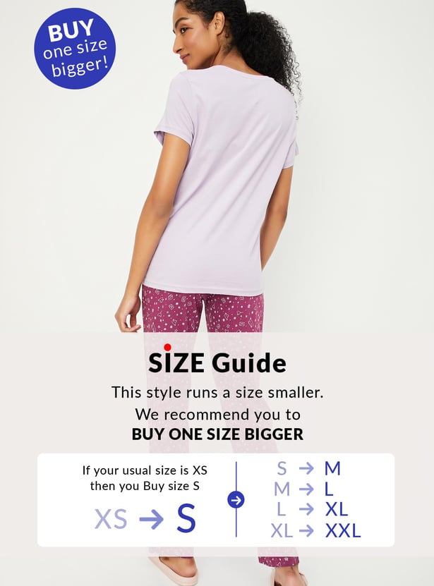 Women Printed PJ Set