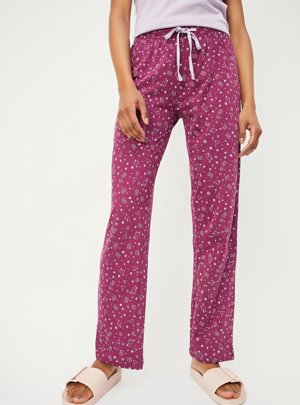 Women Printed PJ Set