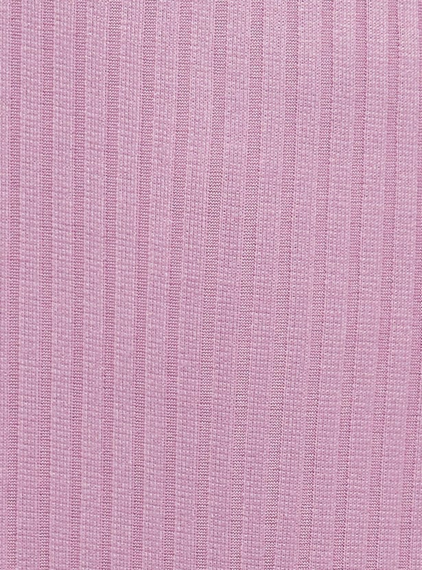 Women Knit Wide-Leg Trousers