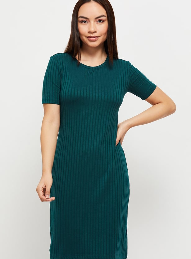 Women Ribbed Bodycon Dress
