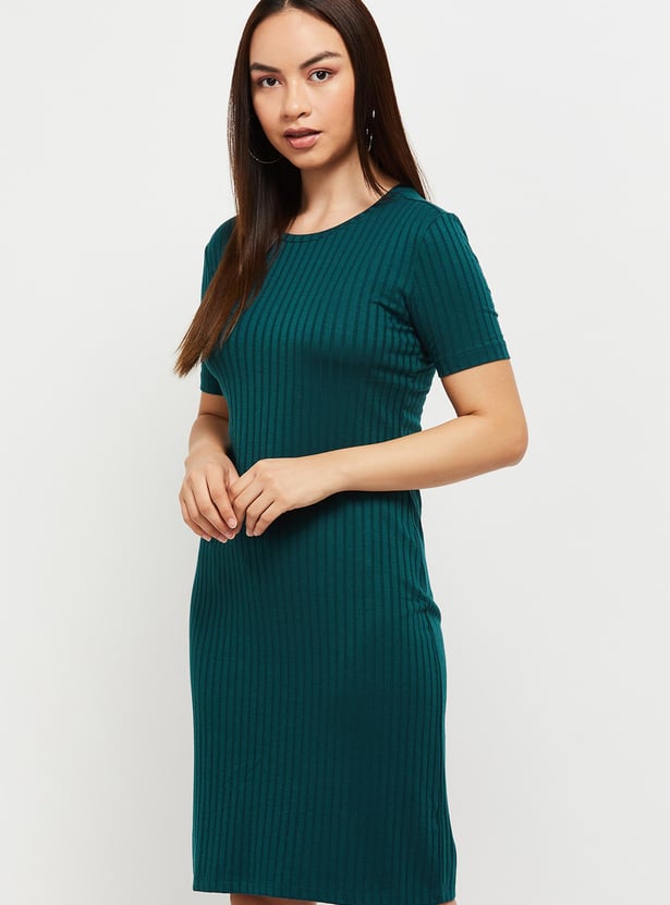Women Ribbed Bodycon Dress