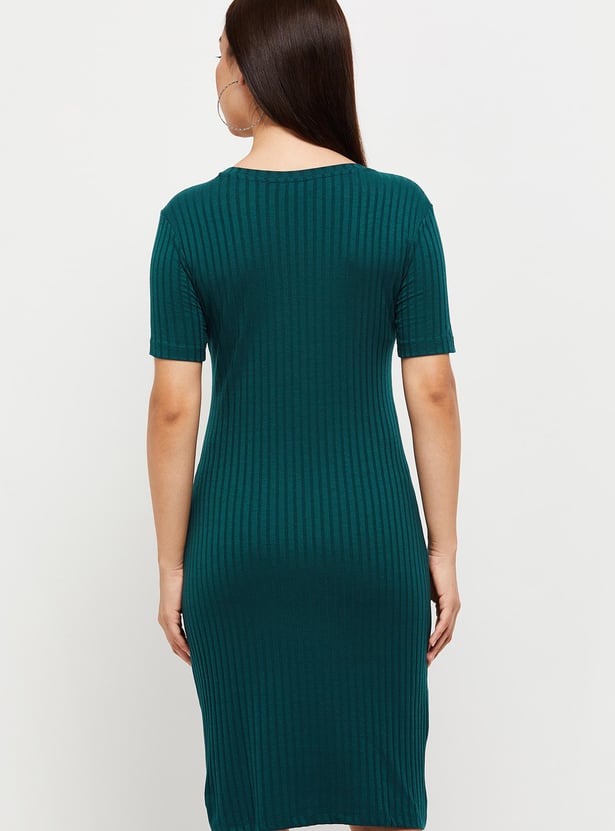 Women Ribbed Bodycon Dress